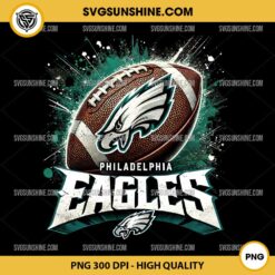 Philadelphia Eagles PNG, Philadelphia Eagles Football Splash PNG, Philadelphia Eagles Ball PNG