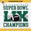 Philadelphia Eagles Super Bowl LIX Champions SVG PNG File