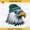 Philadelphia Football Eagle Head Beanie PNG, Philadelphia Eagles Mascot PNG