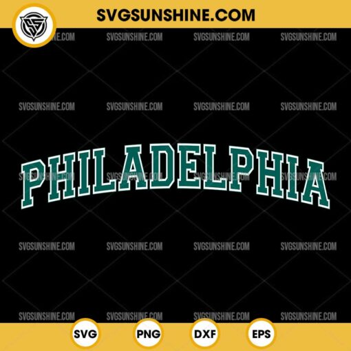 Philadelphia SVG, Philadelphia Eagles Football SVG