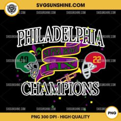 Philadelphia Super Bowl LIX Champions PNG, Philadelphia Eagles 2025 Champions PNG