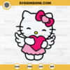 Pink Hello Kitty Angel SVG, Hello Kitty Valentine’s Day SVG