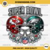 Rhinestone Super Bowl 2025 PNG, Diamond Super Bowl LIX PNG, Kansas City Chiefs VS Philadelphia Eagles PNG