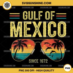 Retro Gulf of Mexico PNG, Beach Since 1672 PNG