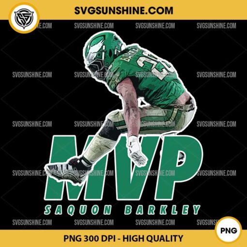 Saquon Barkley MVP PNG, Philadelphia Eagles Football PNG