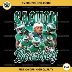 Saquon Barkley PNG File, Saquon Barkley Philadelphia Eagles PNG