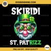 Skibidi St Pat Rizz PNG, Funny St Patrick's Day PNG