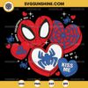 Spider Man Sweethearts SVG, Spiderman Valentines Day SVG PNG