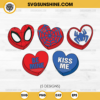 Spiderman Heart SVG Bundle, Spider Man Sweethearts SVG, Valentines Day Spiderman SVG