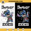 Stitch Graduation Senior 2025 SVG Bundle, Stitch Graduate SVG