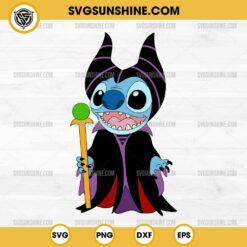 Stitch Maleficent SVG, Disney Stitch SVG