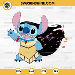 Stitch Princess Pocahontas SVG, Disney Stitch Pocahontas SVG