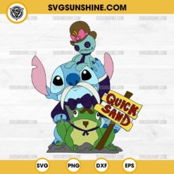 Stitch Quicksand Men SVG, Stitch Haunted Mansion SVG