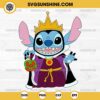 Stitch Snow White The Evil Queen SVG, Stitch Disney Villain SVG