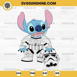 Stitch Storm Trooper SVG, Stitch Star Wars SVG