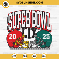 Super Bowl LIX 2025 SVG, Chiefs VS Eagles SVG, Super Bowl LIX SVG