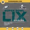 Super Bowl LIX Eagles SVG, Philadelphia Eagles Super Bowl LIX SVG