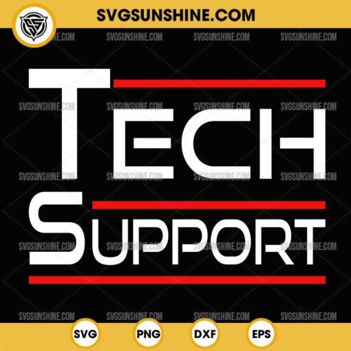 Tech Support SVG, D.O.G.E DOGE SVG