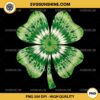 Tie Dye Shamrock PNG, Cute Shamrock PNG, St Patrick's Day PNG