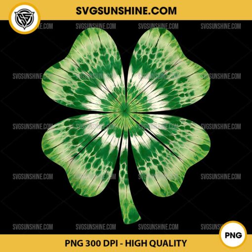 Tie Dye Shamrock PNG, Cute Shamrock PNG, St Patrick's Day PNG