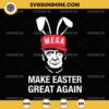 Trump Make Easter Great Again SVG, Trump Bunny Easter SVG