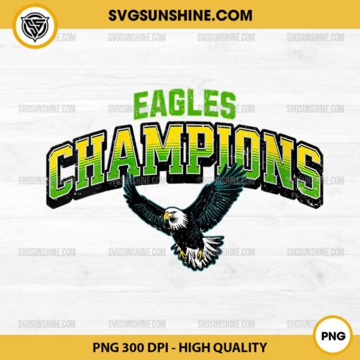 Vintage Eagles Championship PNG, Philadelphia Eagles Super Bowl Champions PNG