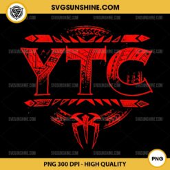 Roman YTC Vintage College Sport Wrestling PNG Sublimation