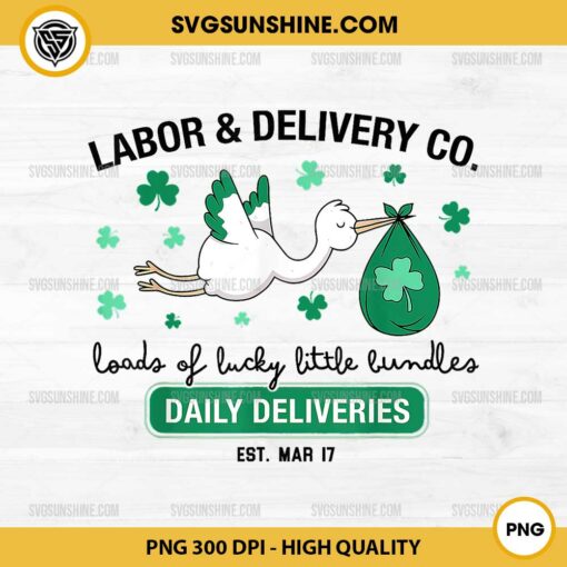 Labor And Delivery St Patrick's Day PNG, Nurse Shamrock PNG