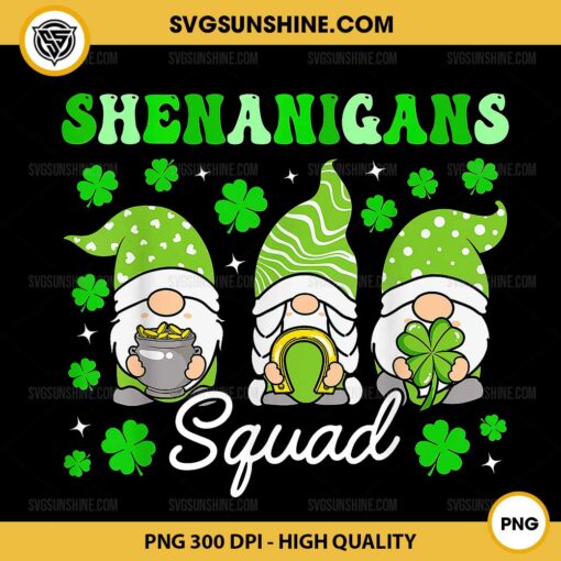 St Patricks Shenanigans Squad PNG, Matching St Patricks Family PNG