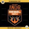 Star Wars Andor Rebel Spy PNG, Grunge Emblem Distressed Poster PNG