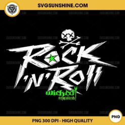 WCI Rock N Roll PNG, Grunge Style PNG