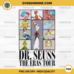 Dr Seuss The Eras Tour PNG, Dr Seuss Teacher PNG