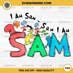 I Am Sam Sam I Am PNG, Dr Seuss Day PNG, Cat In The Hat PNG