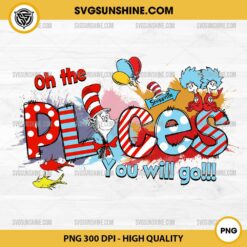 Dr Seuss Oh The Places You Will Go PNG, Thing One Thing Two PNG