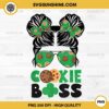 Messy Bun Sunglasse Cookie Boss PNG, Scout Cookie Boss PNG