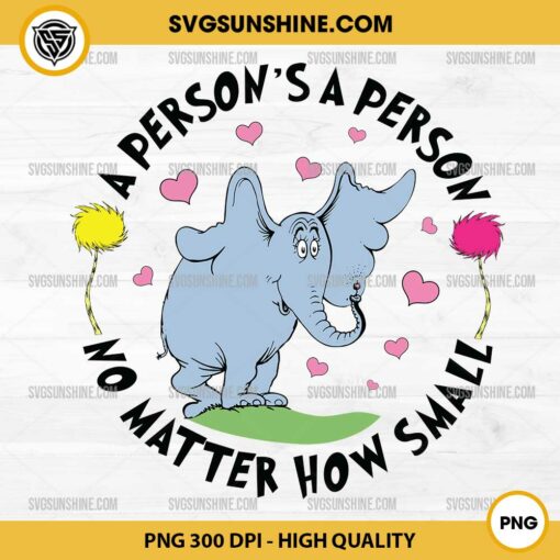 A Persons A Person No Matter How Small PNG, Dr Seuss Elephant PNG