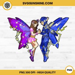 Fairy Robot PNG, Mecha Suit Cute and Awesome Twins PNG