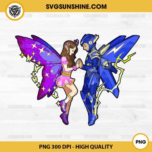 Fairy Robot PNG, Mecha Suit Cute and Awesome Twins PNG