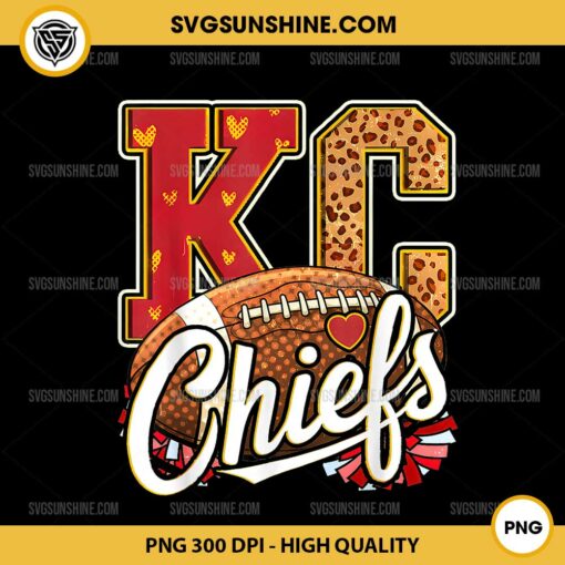 Kansas City Chiefs Footbal PNG, Kansas City Chiefs Leopard PNG