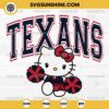 Hello Kitty Houston Texans SVG, Hello Kitty Cheerleader SVG, Hello Kitty NFL Football SVG