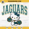 Hello Kitty Jacksonville Jaguars SVG, Hello Kitty Cheerleader SVG, Hello Kitty NFL Football SVG