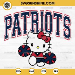 Hello Kitty New England Patriots SVG, Hello Kitty Cheerleader SVG, Hello Kitty NFL Football SVG