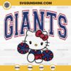 Hello Kitty New York Giants SVG, Hello Kitty Cheerleader SVG, Hello Kitty NFL Football SVG