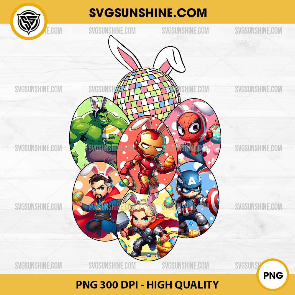 Chibi Superhero Easter PNG, Marvel Easter PNG, Superhero Easter Eggs PNG Chibi Superhero Easter PNG, Marvel Easter PNG, Superhero Easter Eggs PNG