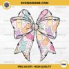 Coquette Bow Easter PNG, Happy Easter Bow Bunny Peeps PNG