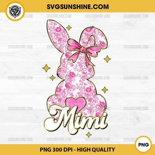 Coquette Easter Bunny Mimi PNG, Easter Mimi Bunny PNG