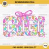 Coquette Easter Gigi PNG, Gigi Peeps Easter PNG