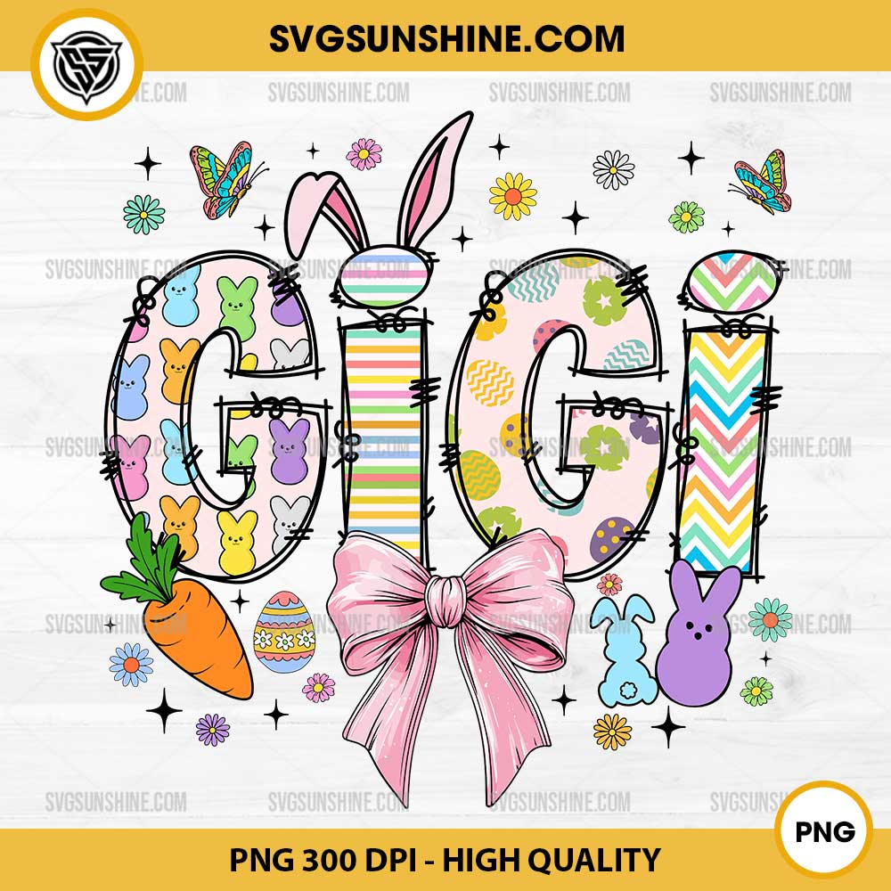 Gigi Easter Bunny PNG, Coquette Easter Gigi PNG Gigi Easter Bunny PNG, Coquette Easter Gigi PNG