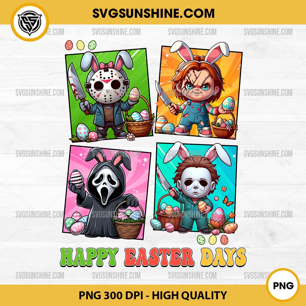 Horror Characters Happy Easter Day PNG, Horror Killer Easter Bunny PNG Horror Characters Happy Easter Day PNG, Horror Killer Easter Bunny PNG