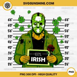 Jason Voorhees 100% Irish PNG, Jason Voorhees Patricks Day PNG